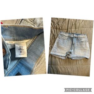 Express denim shorts